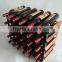 30 bottles red color wine rack