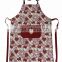 China Apron Factory 100 Cotton Lovely Custom Design Printed Canvas Cooking Kitchen Apron For Women