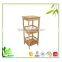 Easily Carry Natural Bamboo Corner Wall Shelf