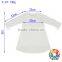 Girls Plain White T-Shirts Custom Brede Tops Comfort Cotton Bulk Long Sleeve T-shirts