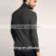 Custom fashion long sleeve plain turtle neck tshirt for men