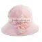 New Arrival Fashion Elegant Women Ladies Cloche Flower Rose Bucket Hat