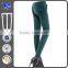 green color winter flannel leggings