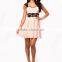 New!Women summer Sexy Fashion Cocktail Evening Party Pink lace mini short Dress