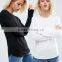 Hot Sale Summer Custom Logo Cotton Blank Long Sleeve T-shirt For Women