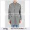 Wholesale Ladies Apparel Dropped Shoulders Grey Herringbone Coat(DQE0357C)