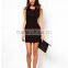 GZY Sexy Women Black Fit and Slim Baby Dress