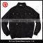 Factory manufacture men black washed pu jacket