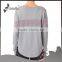 Lightgreymarl cotton breathable top assemble knit dance jumper