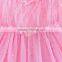 MGOO Special Design Bow Shoulder Girl Shinning Princess Dress Children Kids Star Infant Vestidos 6706