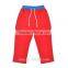 2017 Newborn Baby Boy Unique Applique Long Sleeve T-shirt With Red Pant