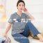 100%cotton Fashional Design High Quality Summer Pajamas for Girls