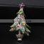 zm53213a 2017 cheap christmas ornaments christmas tree brooch wholesale