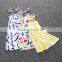 Beautiful 2-7 Year Old Summer Halter Baby Girl Maxi Dress