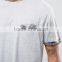 China OEM factory elegant business casual men's rolled sleeve t shirts