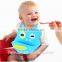 Eco-Friendly Cheap Custom Adult Blank Triangle Crochet Silicon Baby Bib