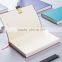 A5 PU planner embossed logo leather daily planner softcover notebook