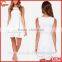 Fashion Sleeveless Sheer Mesh Sexy Nighty Dress Picture Woman Clothing