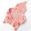  new products knitted sweater design for baby girls with hoodie