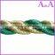 Expo International Yard Chainette Fringe Trim, 2-Inch,Yellow