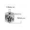 Zinc Based Alloy Spacer Beads Square Antique Silver Tortoise Faceted