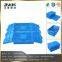 wholesale plastic folding mesh style crate with attached lid