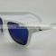 hot sale UV400 CE FDA custom logo promotion sunglasses frog white frame mirror lenses sunglasses DLC9003