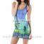 2015 New Tight Sexy Short Dress AURORA SKYE DRESS Digital Printing Mini Skirt Package Hip Cool Summer dress S119-74