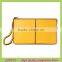 Women leather zipper clutch long wallet purse