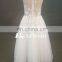 Real Photo Scoop Neckline Long Patterns Beaded On Sale Flower Girl Net Dresses For Wedding