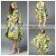 Fashionable Full Print Zip up Nylon Women Rain Poncho