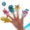 Funny Cartoon Pig Toy Custom Cute Soft Plush Animal Finger Puppet And Story