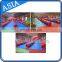 Long Singel/Double Lane Slide The City, Good Quality Inflatable Water Slip N Slide For Fun