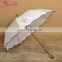 Fresh Color Automatic Open UV Protection Sun Rain Umbrella Wedding Flower Umbrella