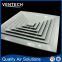 most popular free sample square air vent supply air diffuser