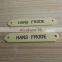 classic oval shape metal engraved name tag, antique name plate