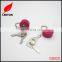 Factory supply red metal padlock for notebook