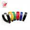 hot sale colorful Nylon double side Hook and Loop Cable Tie with printed logo
