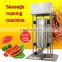 The thick stainless steel hand vertical sausage machine/commercial sausage filler