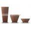 Hign Quality Morden Design Column Shape Corten Steel Planter for Garden