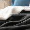 Polar Office Bedroom Convenient Sherpa Blanket With White Lamb