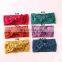 33Colors Kids Solid Nylon Headband with fringe Bow Girls Pom Pom Soft Headwear
