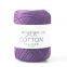 Flat Ribbon Yarn Cotton Thread Mercerized Cotton Handmade Yarn Tape Yarn