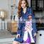 Amazon Hot Sale shirt and skirt set for women sexy ice silk pajamas