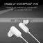 Ingenuity design pearly -lustre process  waterproof  sports wireless earphone