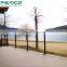 Stainless Steel Black Slotted Pipe Glass Railing Baluster Balcony Stainless Steel Glass Balustrade