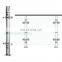Hot Selling Balcony Stainless Steel Luxury Railing Glass Railing Balustrade Manufacturer from China