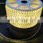 High Voltage flex led strip light SMD505 60LED per meter AC 220V 110V Led Strip Light