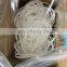 Factory In Stock Knitted Spandex Webbing White 3MM 4MM 5MM Earloop Flat Elastic Band for Automatic Facemask Masking Machine