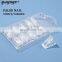 10 Sizes 500pcs Natural Color French Acrylic Europe Style Half Cover False Nails Tips for Nail Salons or DIY at home